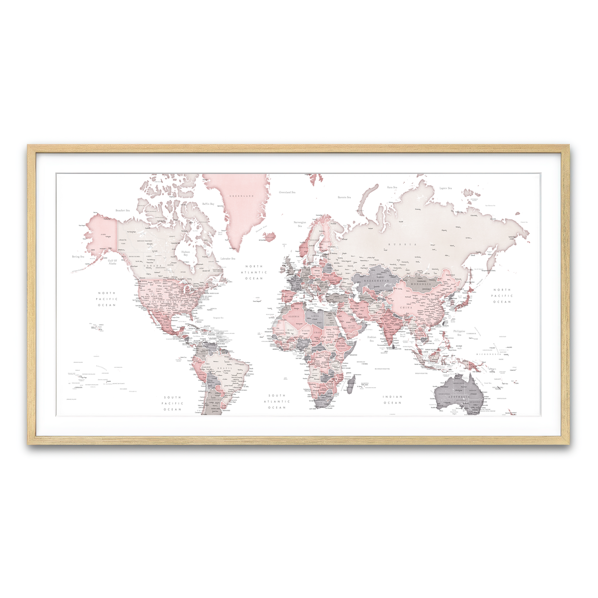 Framed Print 2x1 Natural