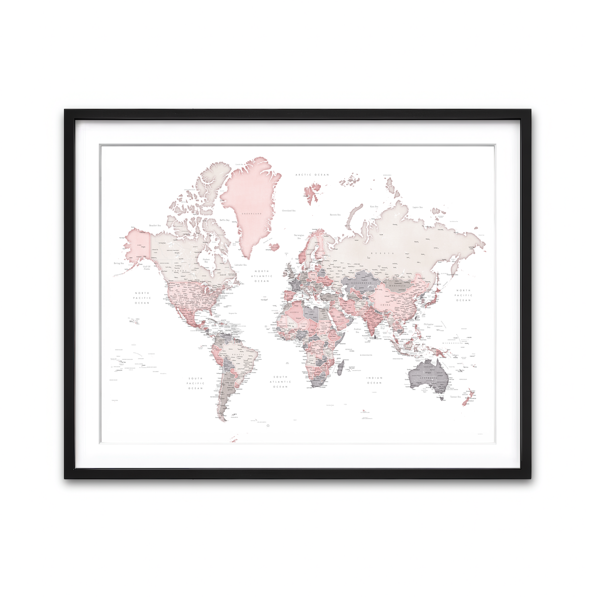 Framed Print 4x3 Black