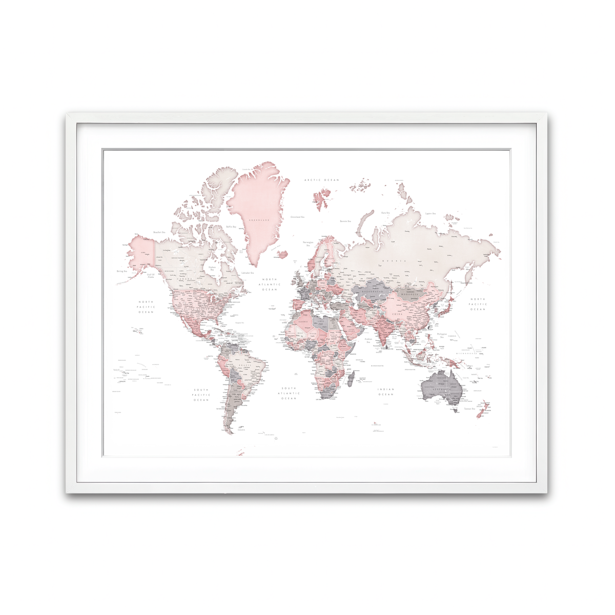 Framed Print 4x3 White