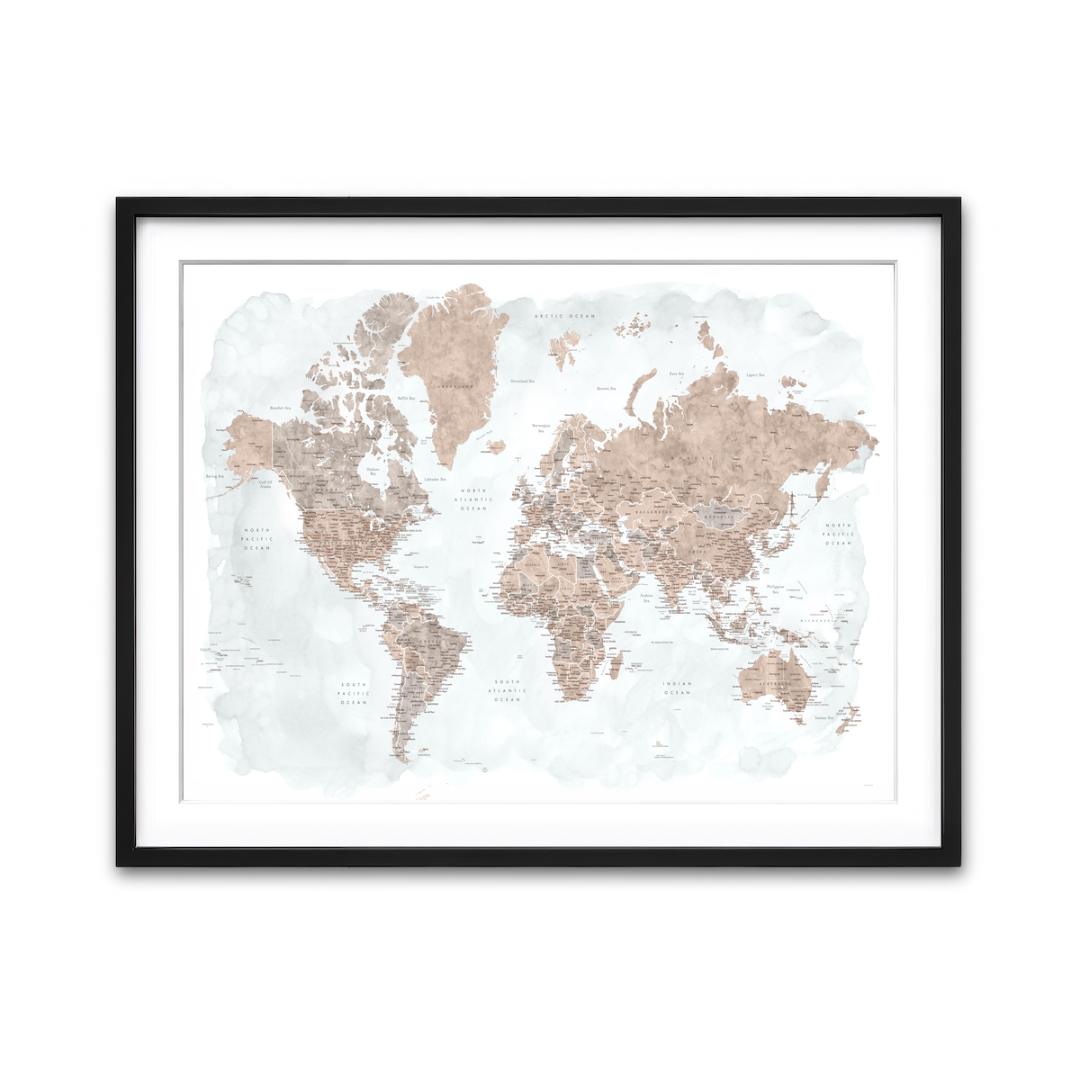 Framed Print 4x3 Black