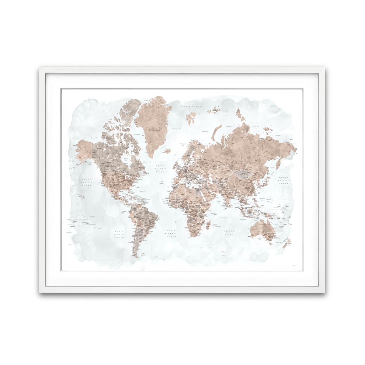 Framed Print 4x3 White