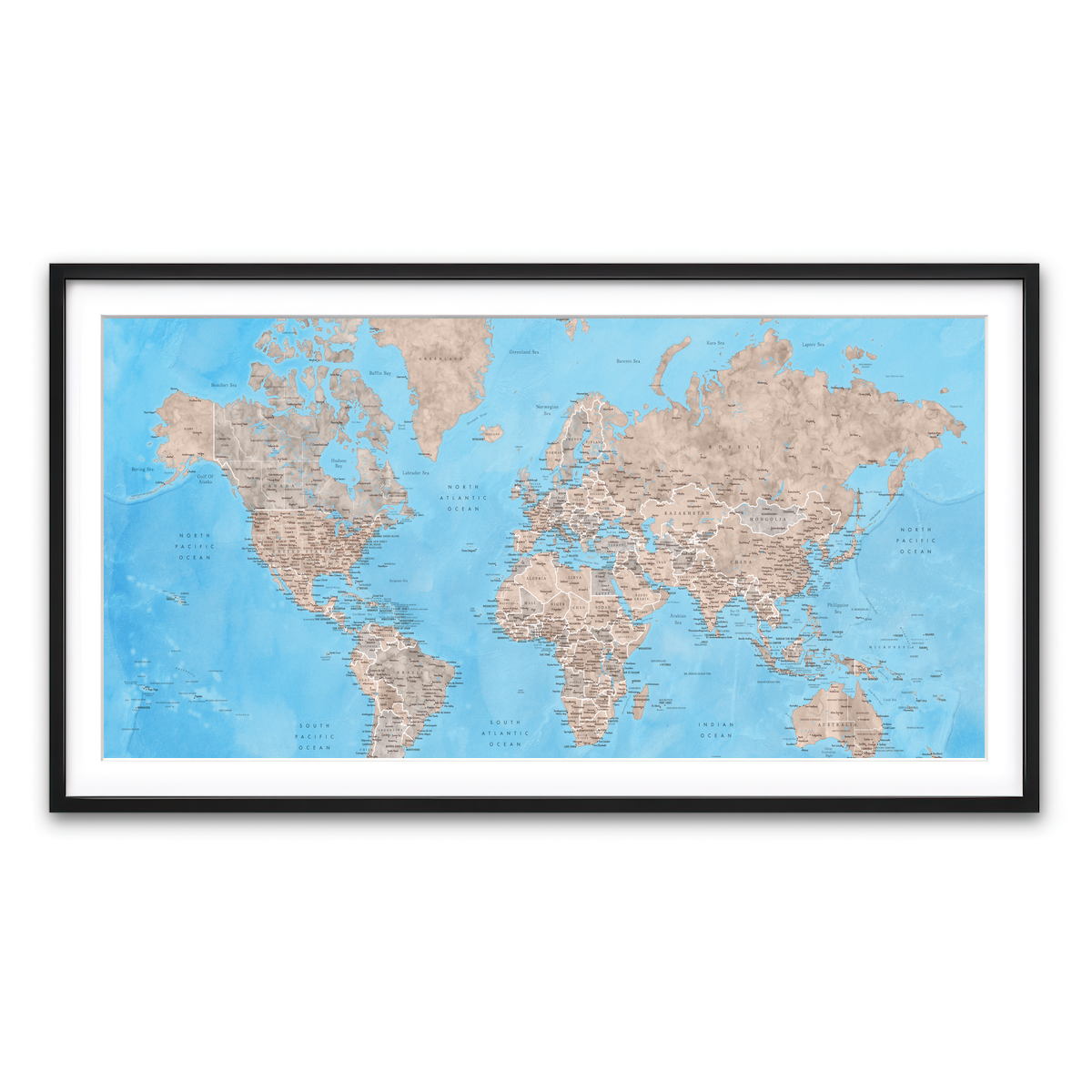 Framed Print 2x1 Black