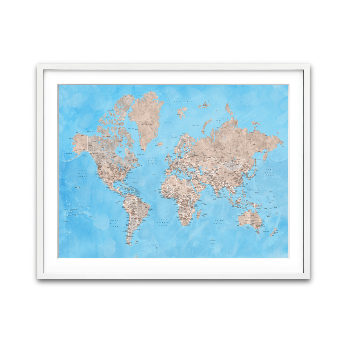 Framed Print 4x3 White