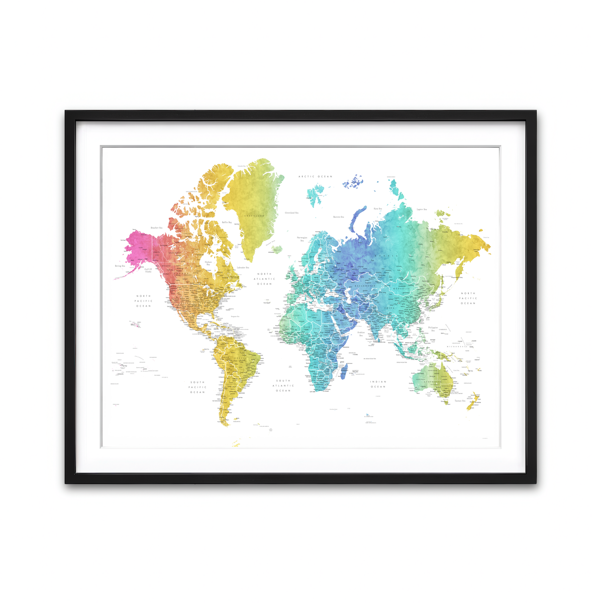 Framed Print 4x3 Black