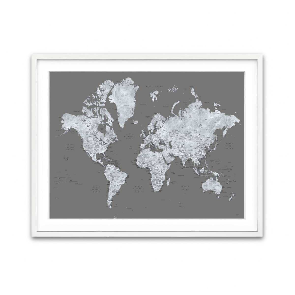 Framed Print 4x3 White