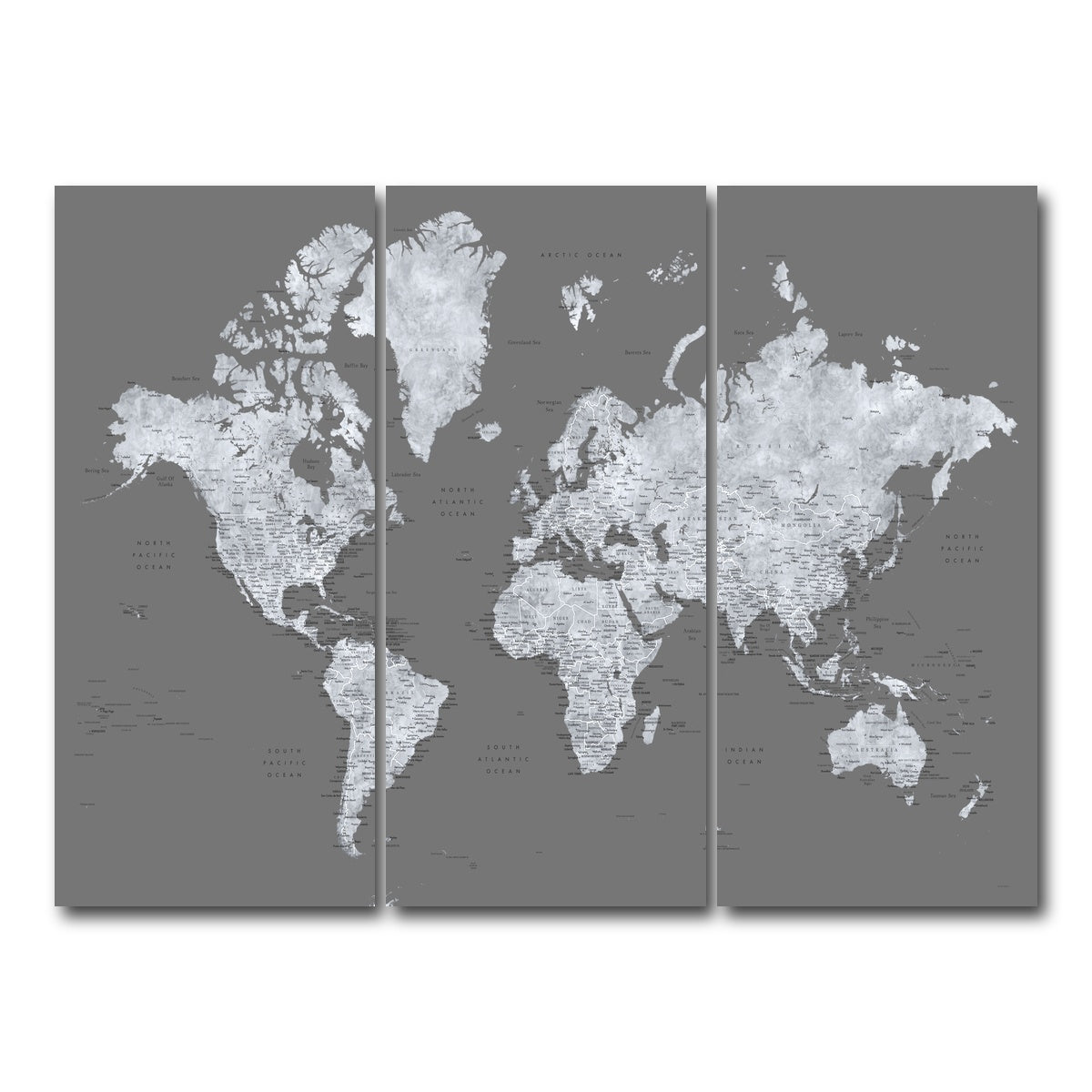 AUTO-MOCKUP WHITE | World Map 26 | 3 Piece | Gallery Wrap Canvas | group=8x18