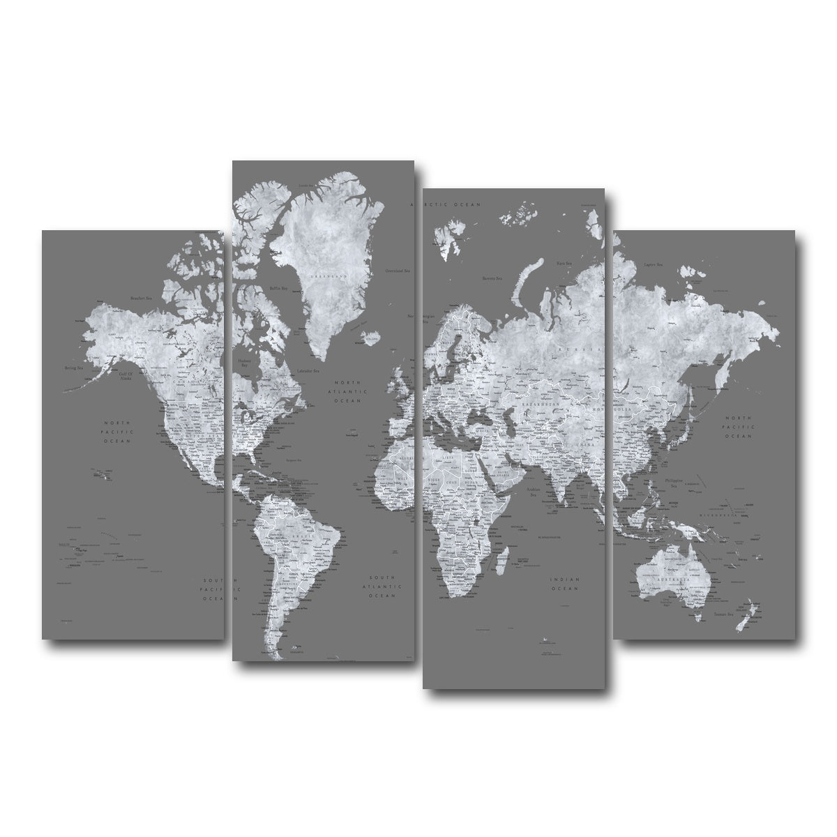 AUTO-MOCKUP WHITE | World Map 26 | 4 Piece | Gallery Wrap Canvas | group=4_normal