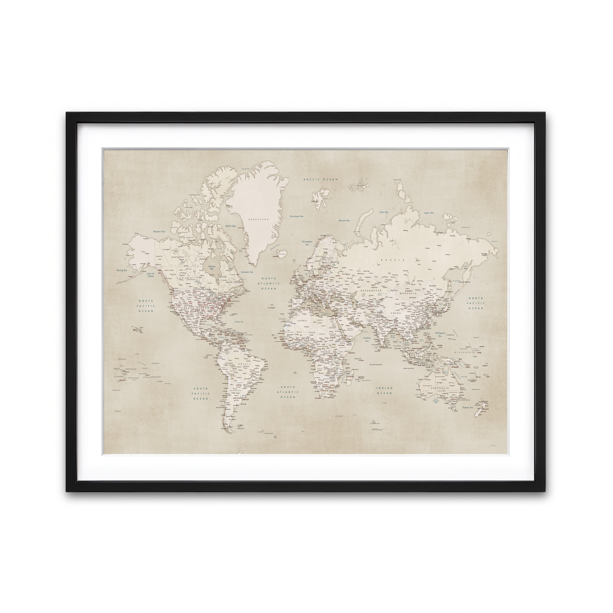 Framed Print 4x3 Black