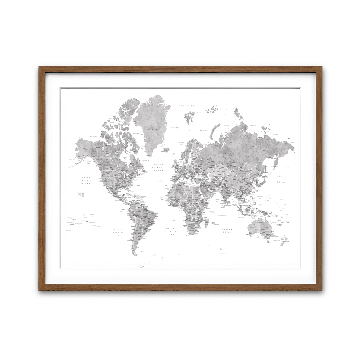 Framed Print 4x3 Walnut