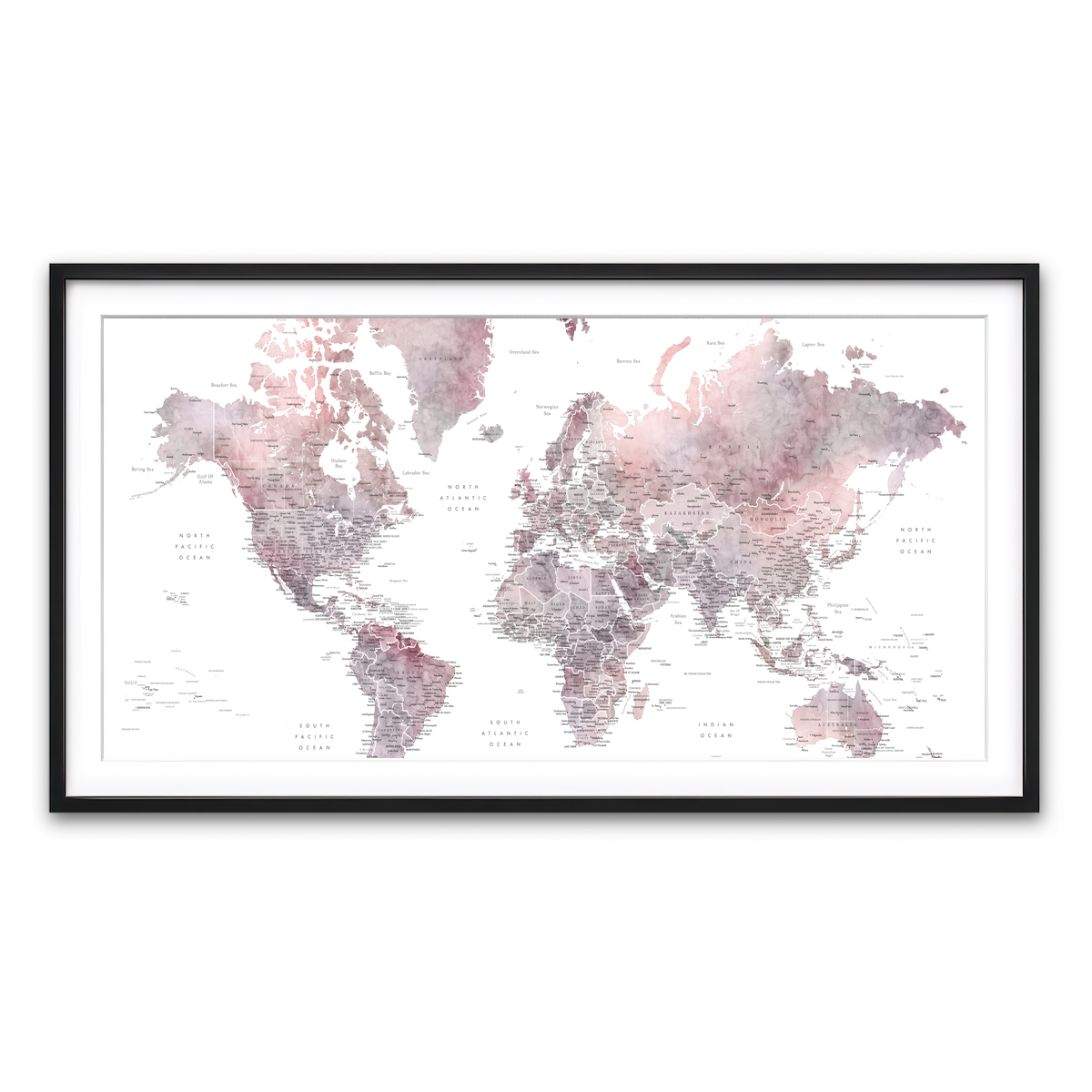 Framed Print 2x1 Black