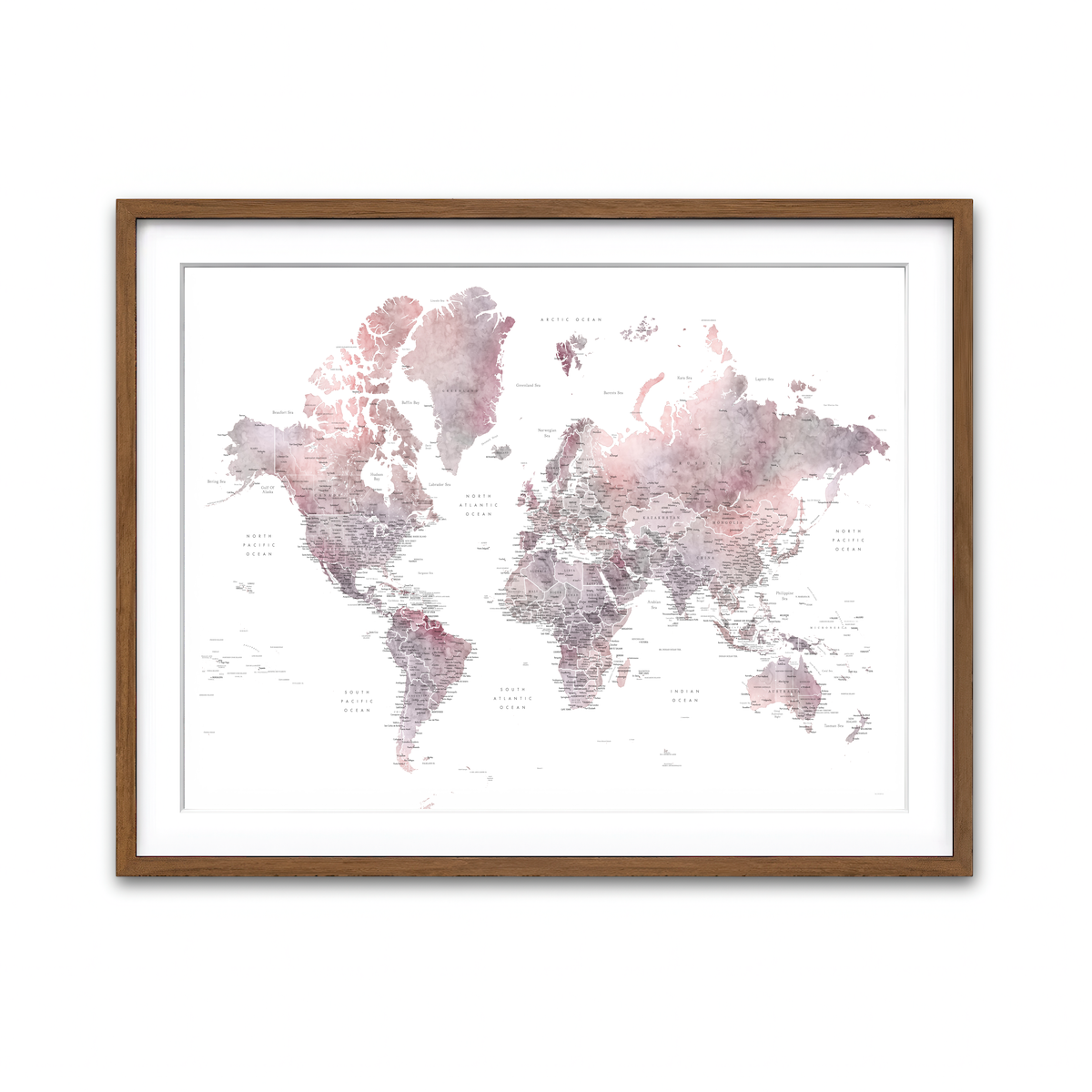 Framed Print 4x3 Walnut