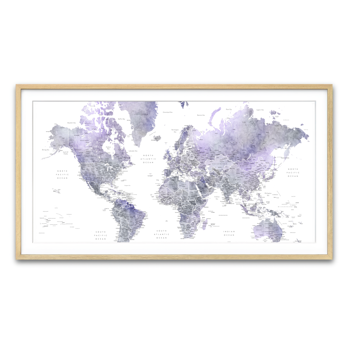 Framed Print 2x1 Natural