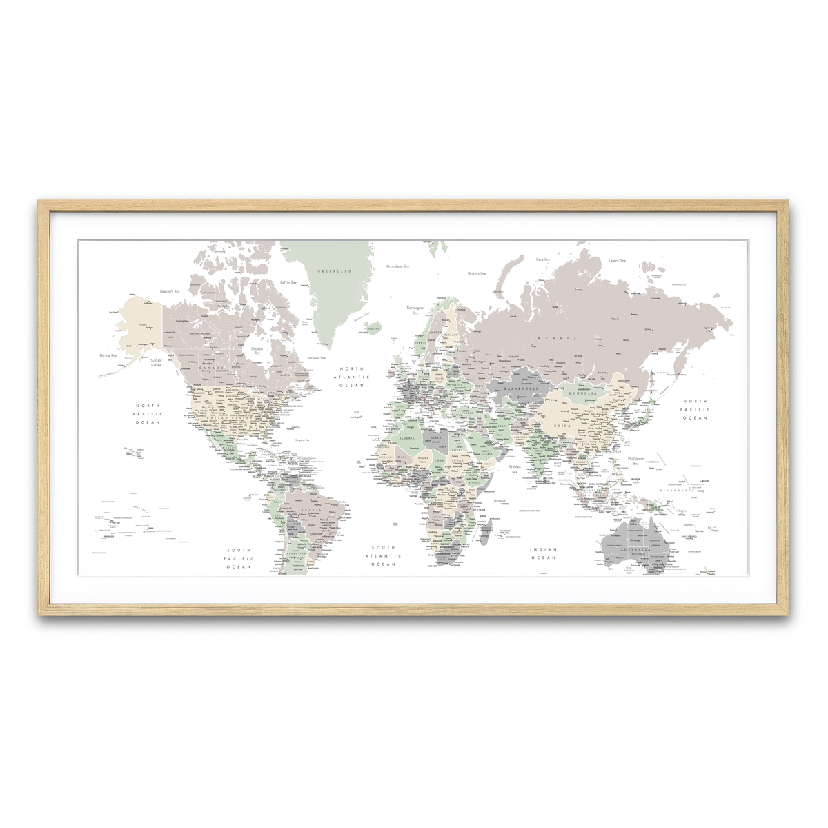 Framed Print 2x1 Natural