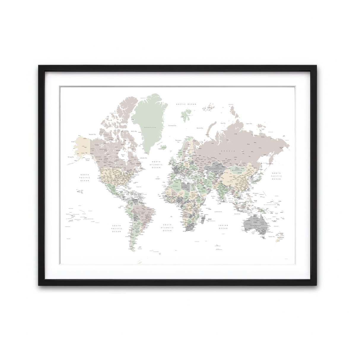 Framed Print 4x3 Black