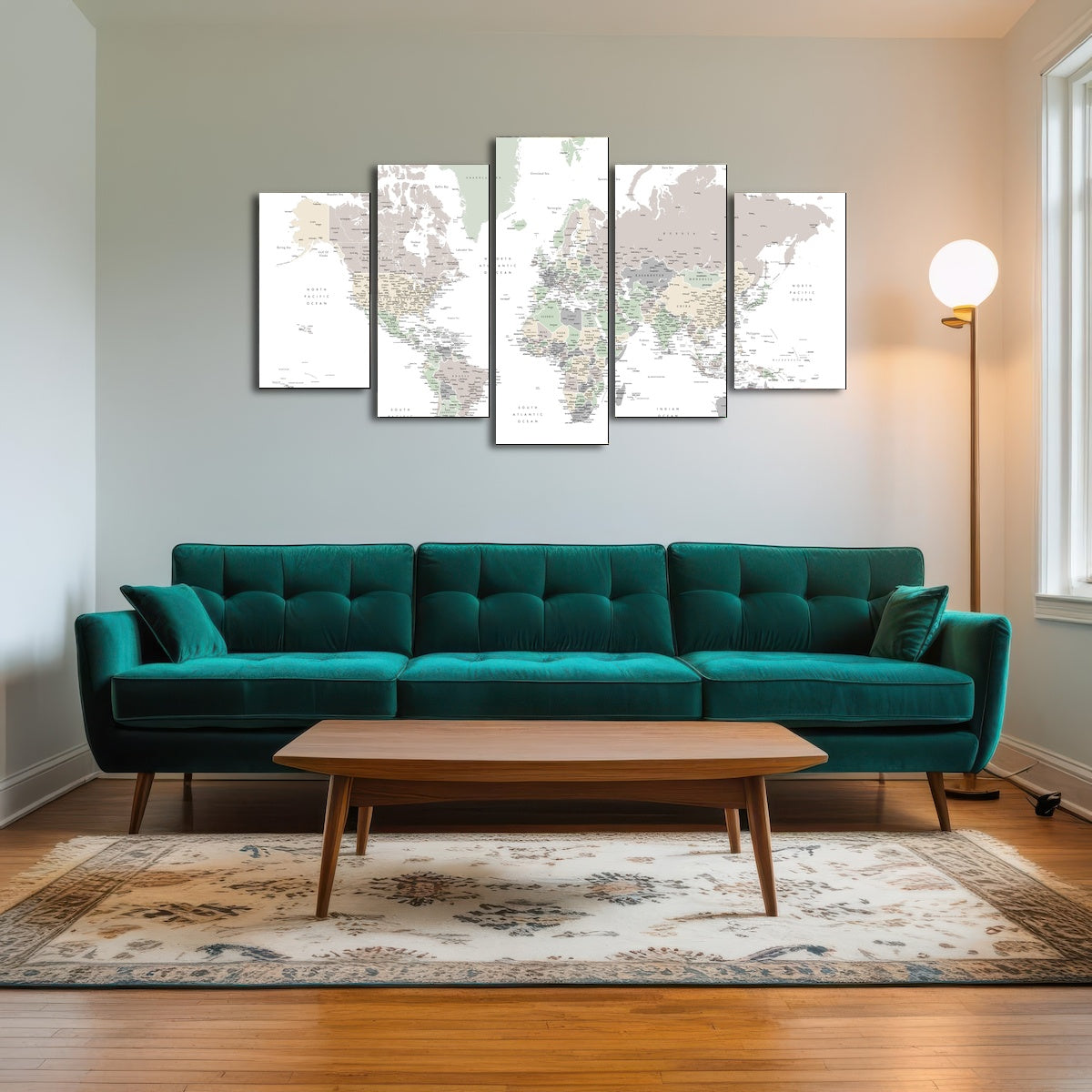 AUTO-MOCKUP ROOM | World Map 3