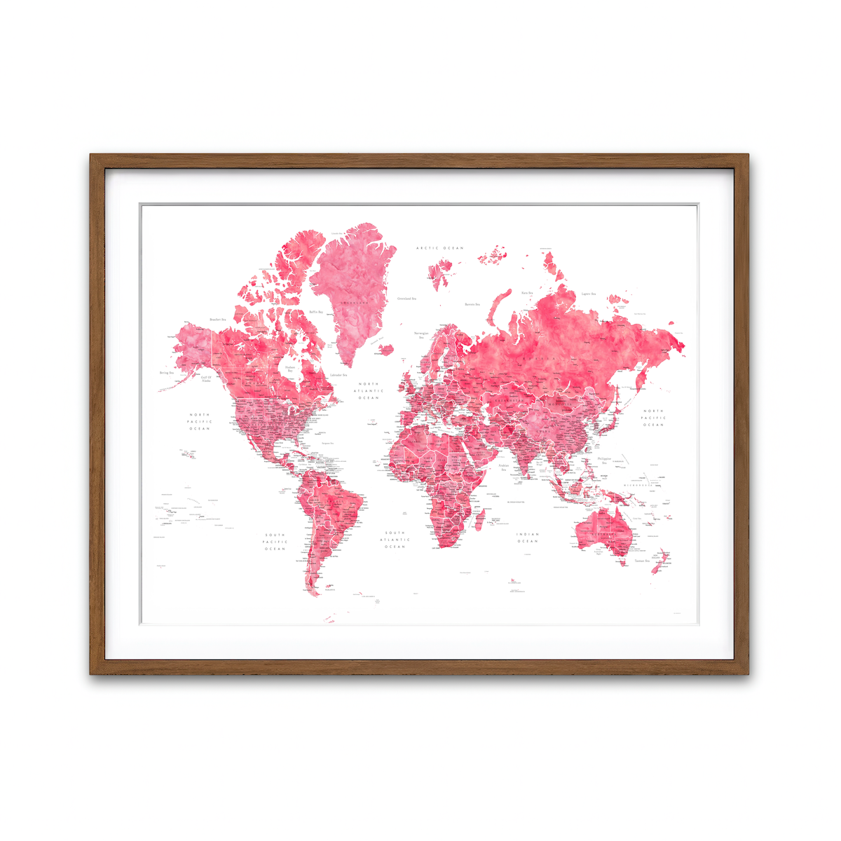 Framed Print 4x3 Walnut