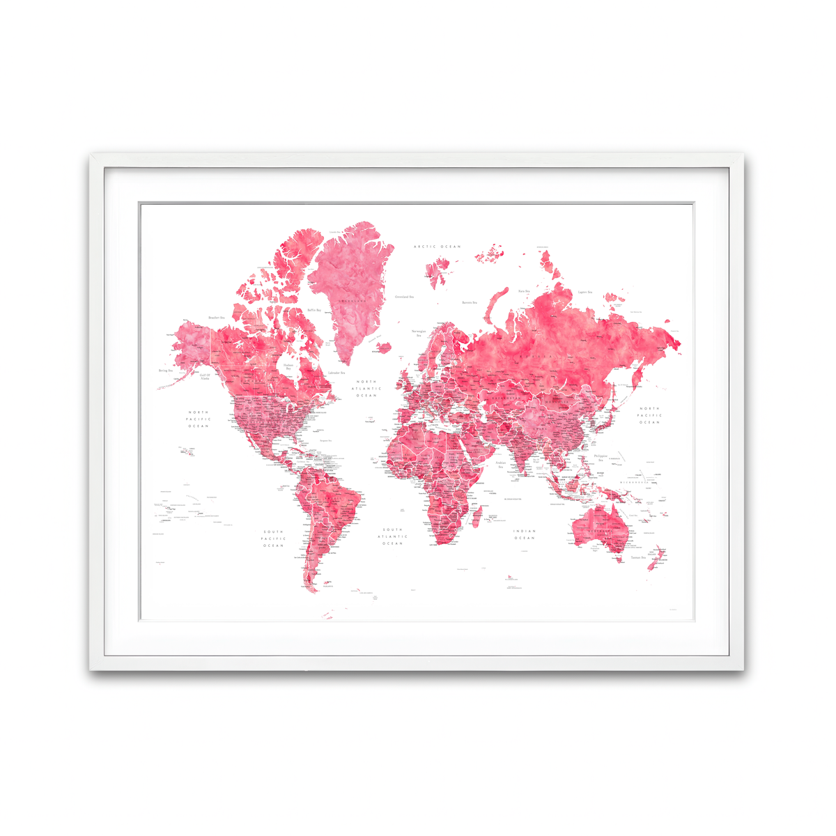 Framed Print 4x3 White