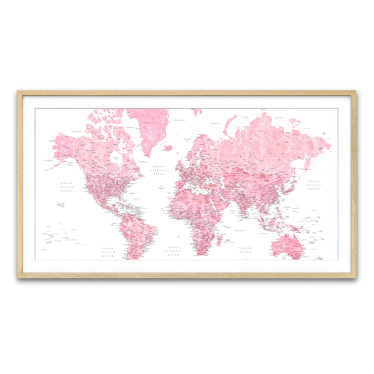 Framed Print 2x1 Natural