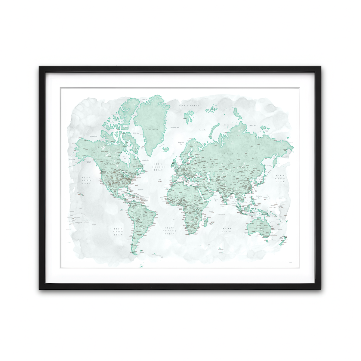 Framed Print 4x3 Black