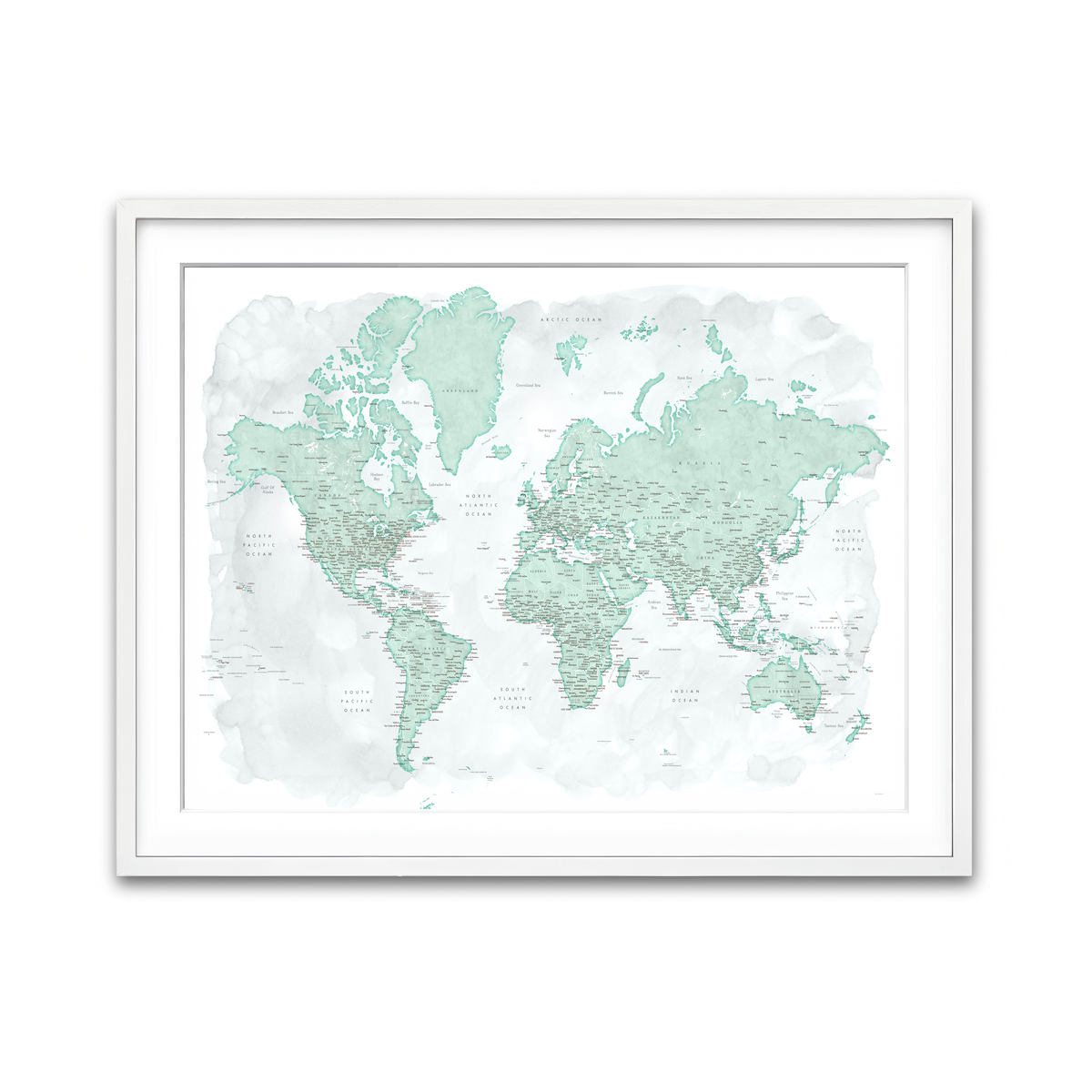 Framed Print 4x3 White