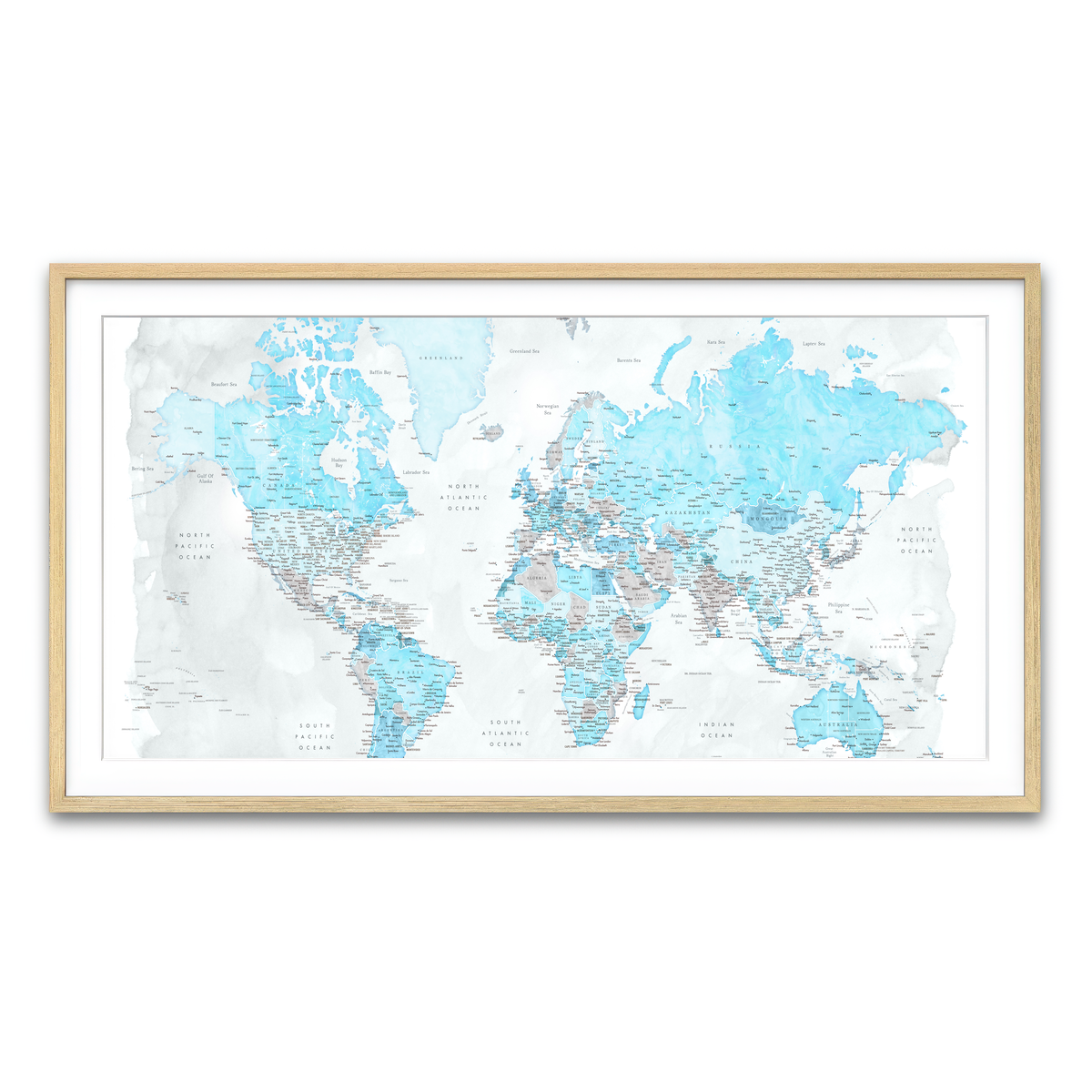 Framed Print 2x1 Natural