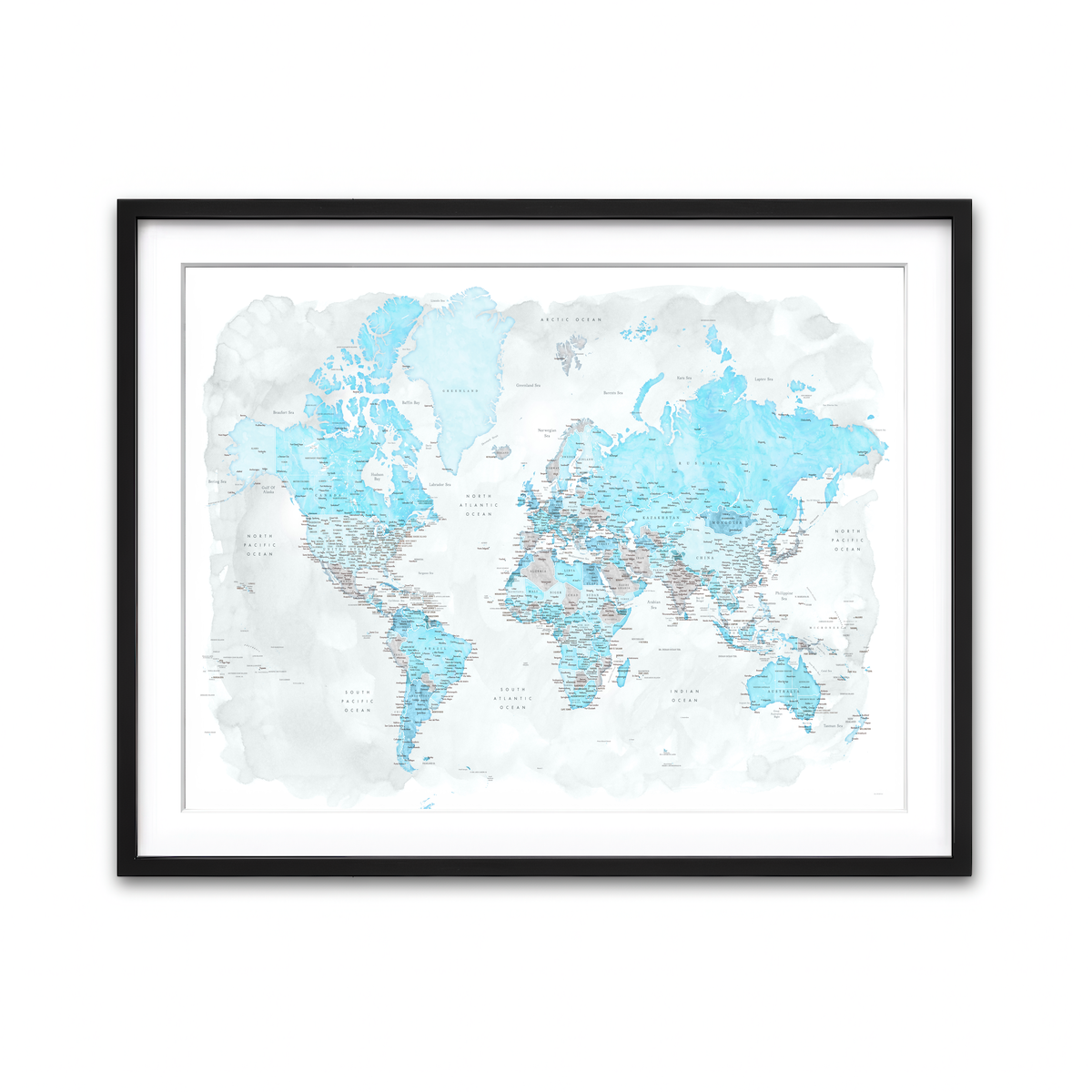 Framed Print 4x3 Black