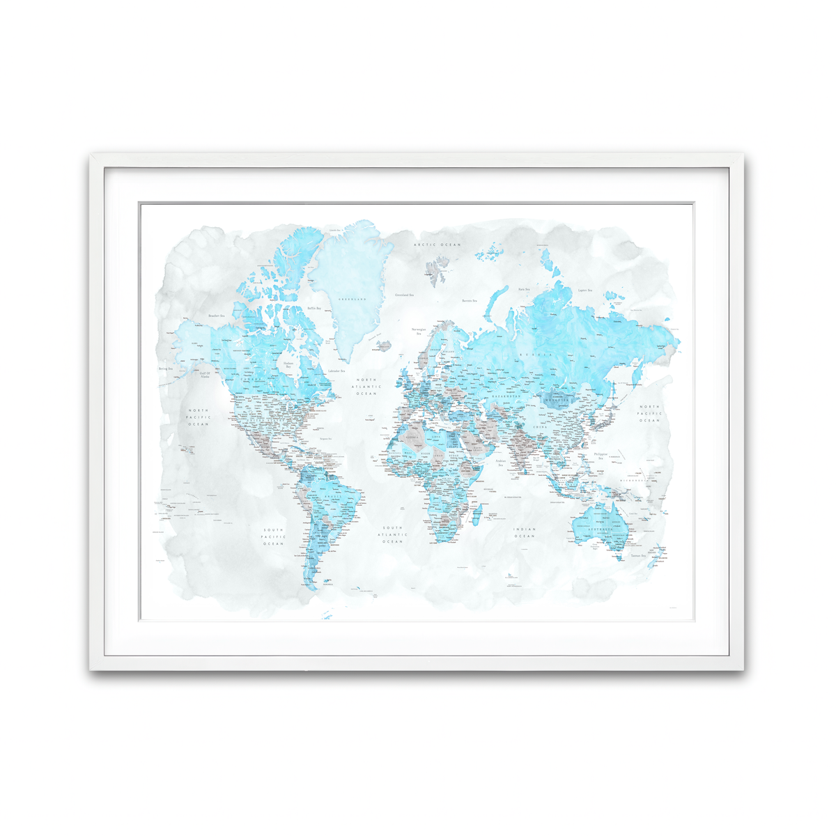 Framed Print 4x3 White