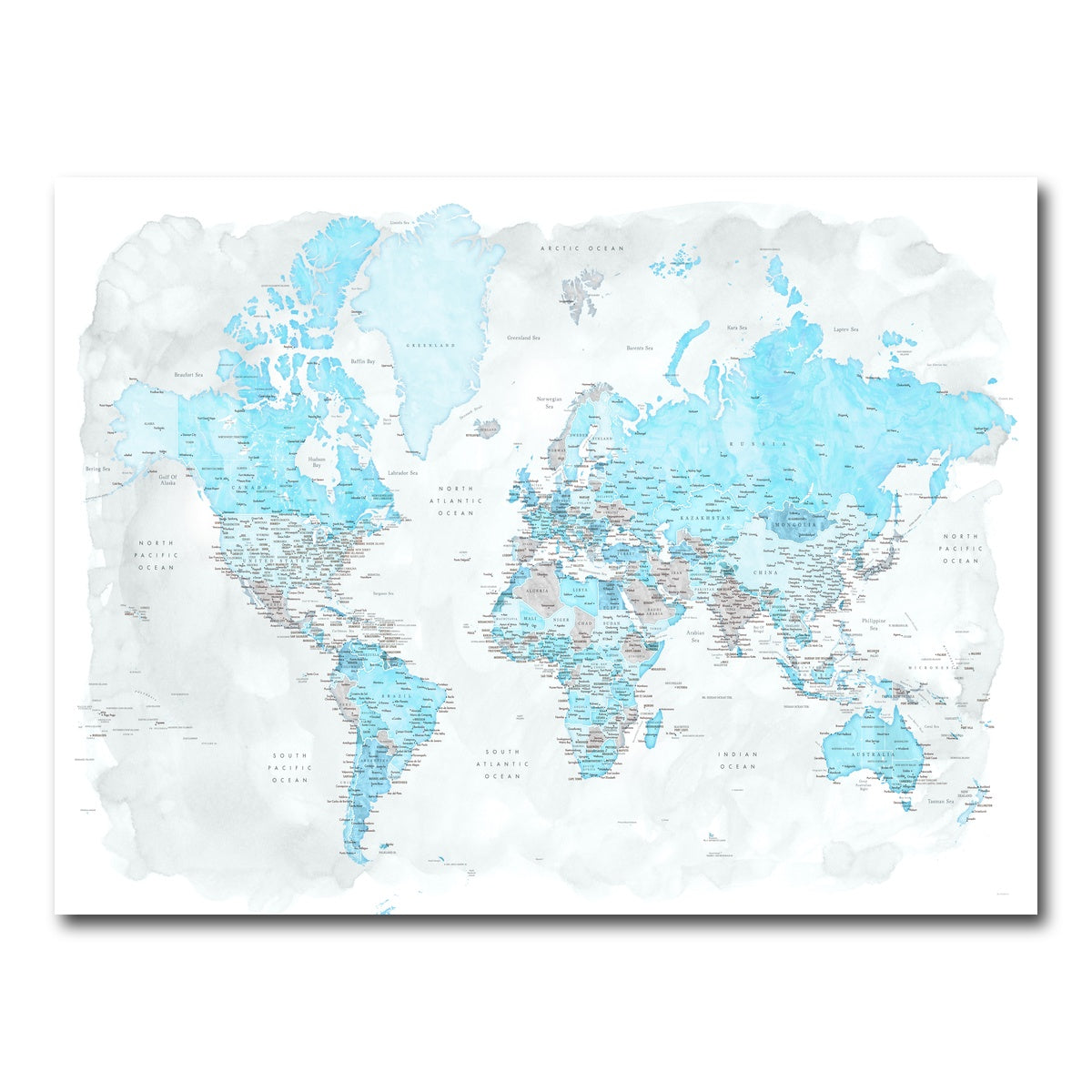 AUTO-MOCKUP WHITE | World Map 44 | 1 Piece | Gallery Wrap Canvas | group=4x3