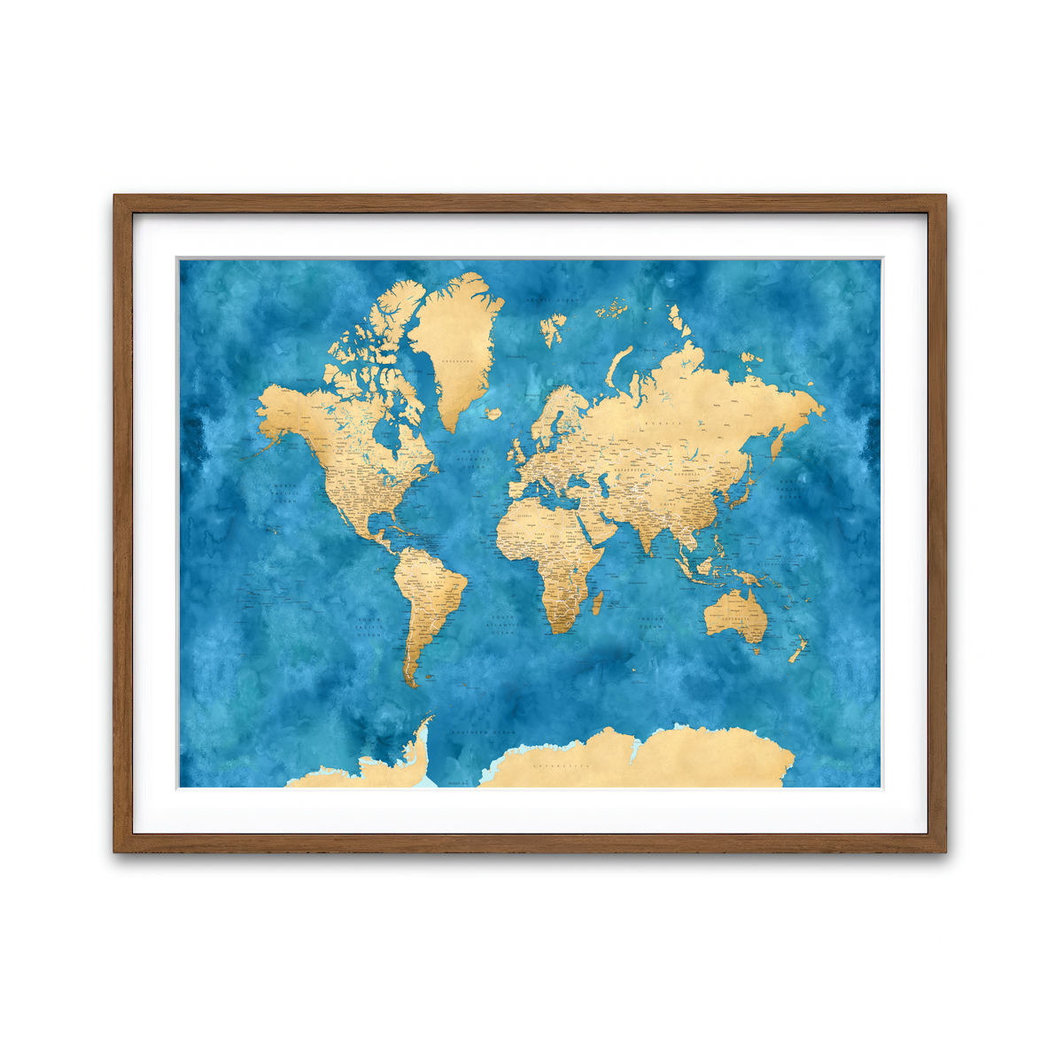 Framed Print 4x3 Walnut