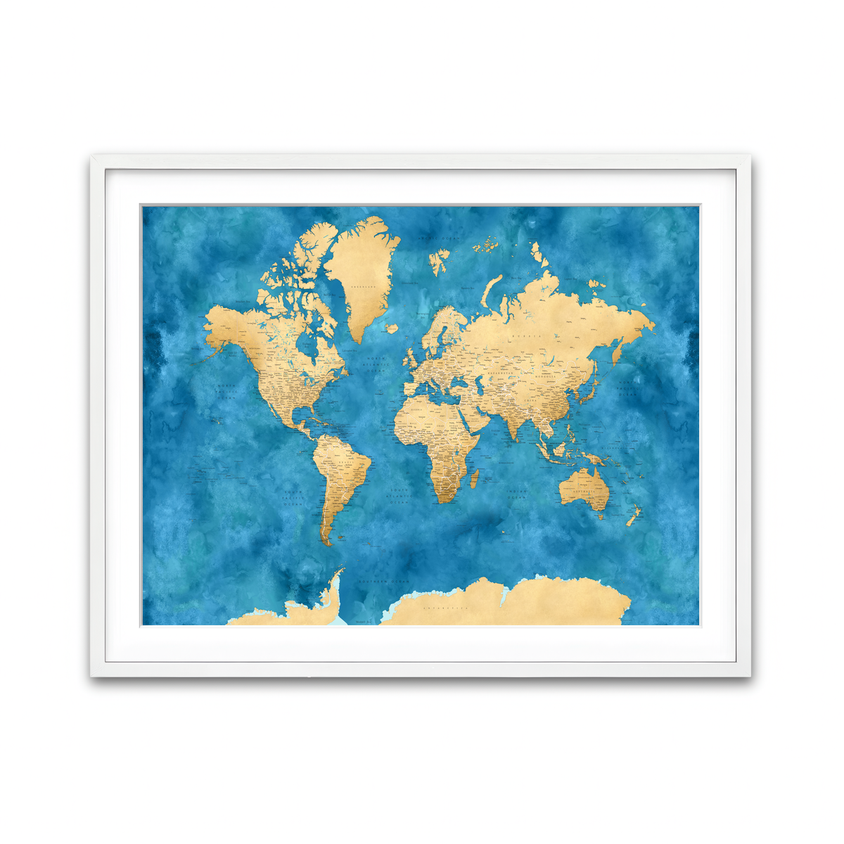 Framed Print 4x3 White