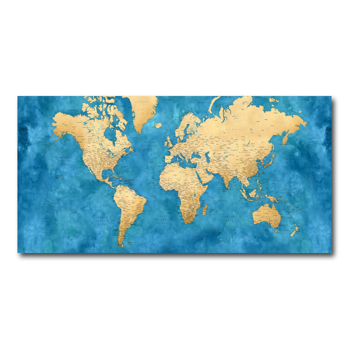 AUTO-MOCKUP WHITE | World Map 45 | 1 Piece | Gallery Wrap Canvas | group=2x1