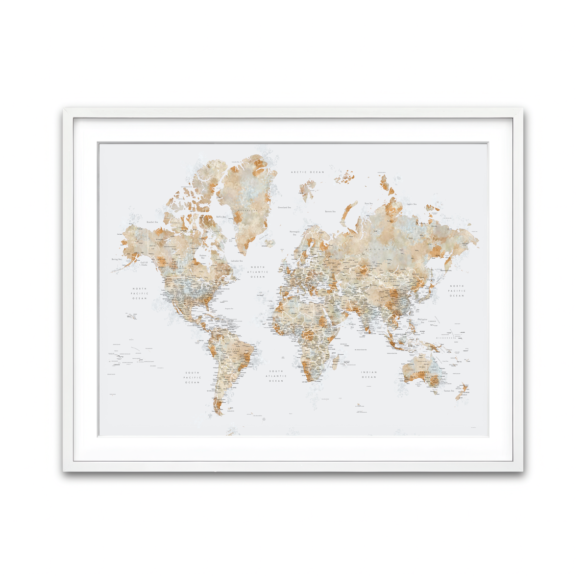 Framed Print 4x3 White