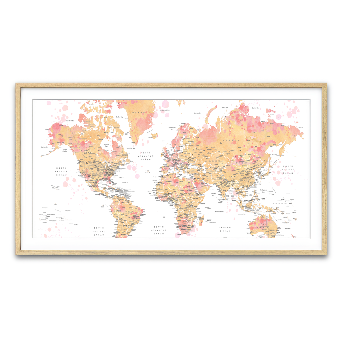 Framed Print 2x1 Natural