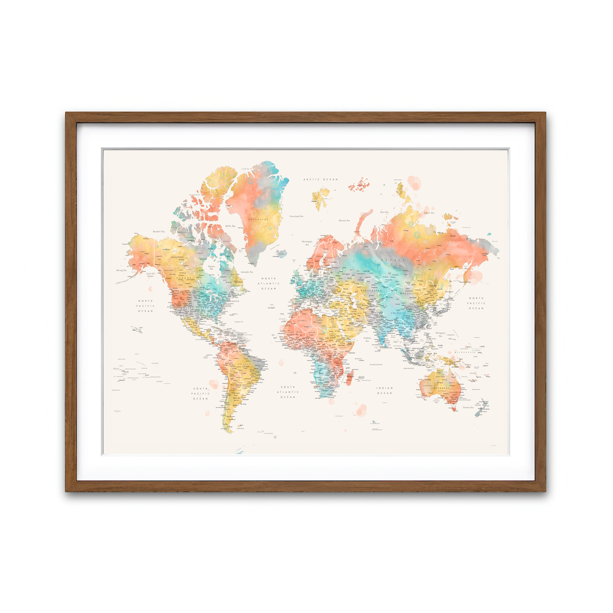 Framed Print 4x3 Walnut