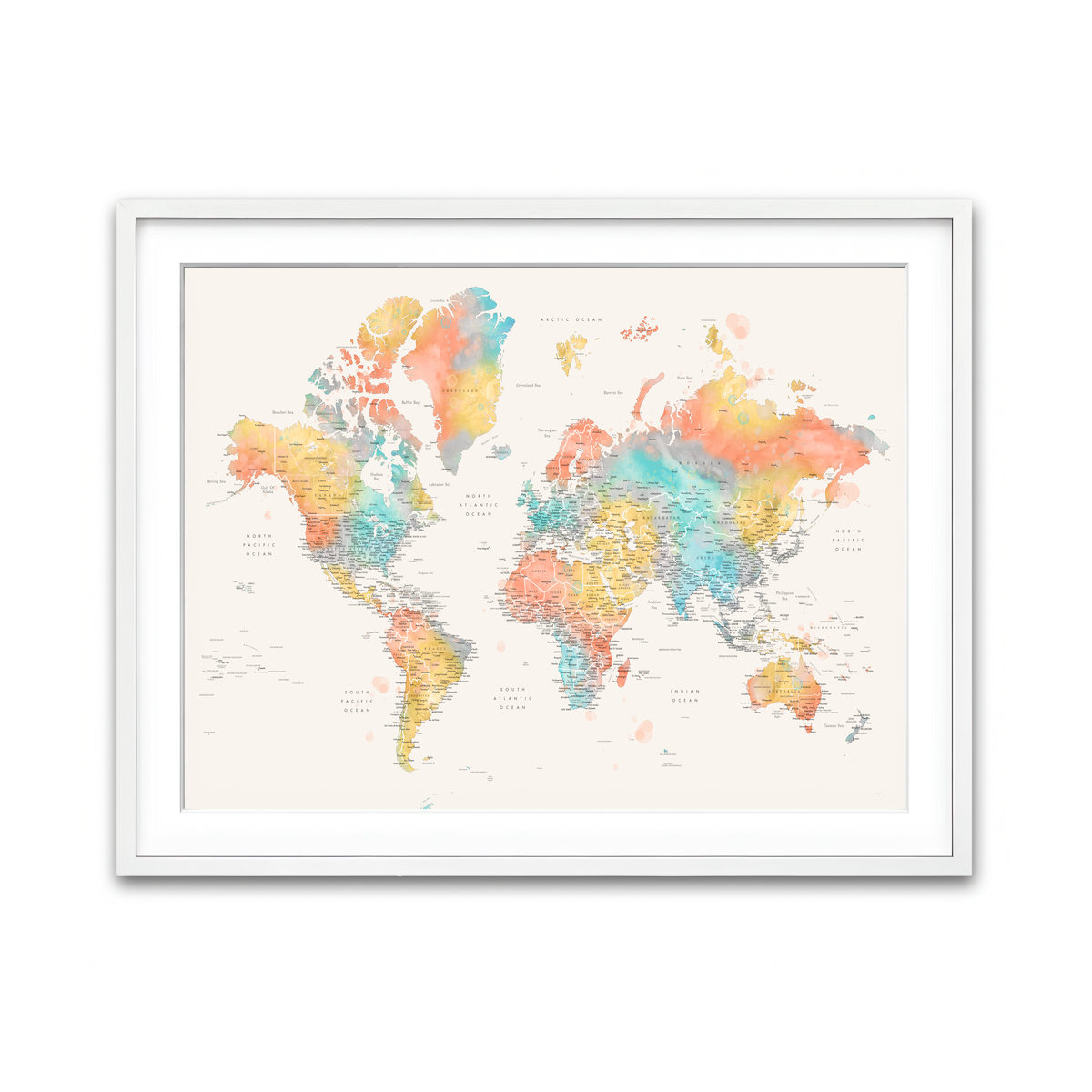 Framed Print 4x3 White