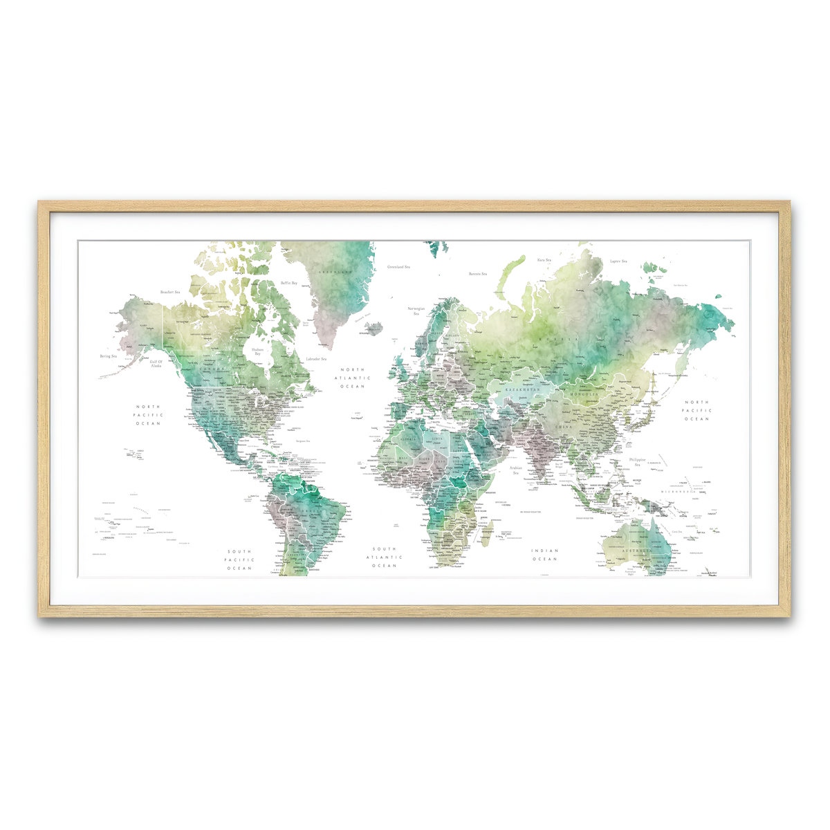 Framed Print 2x1 Natural