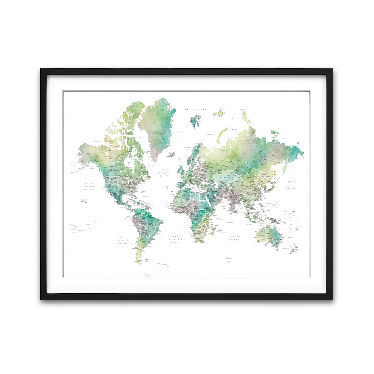 Framed Print 4x3 Black