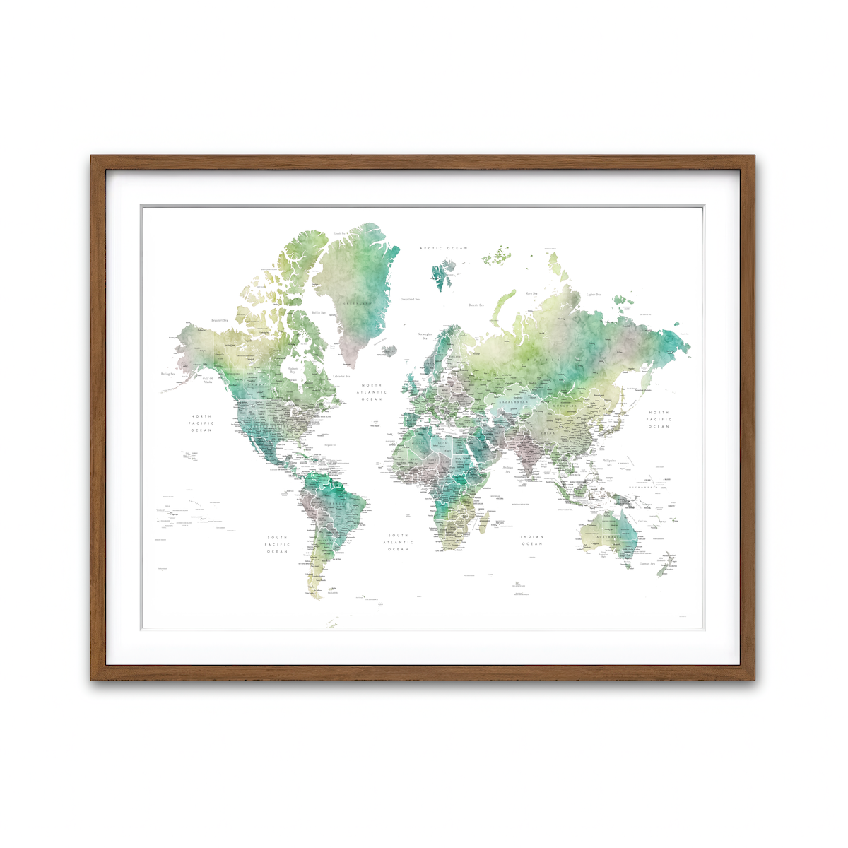 Framed Print 4x3 Walnut