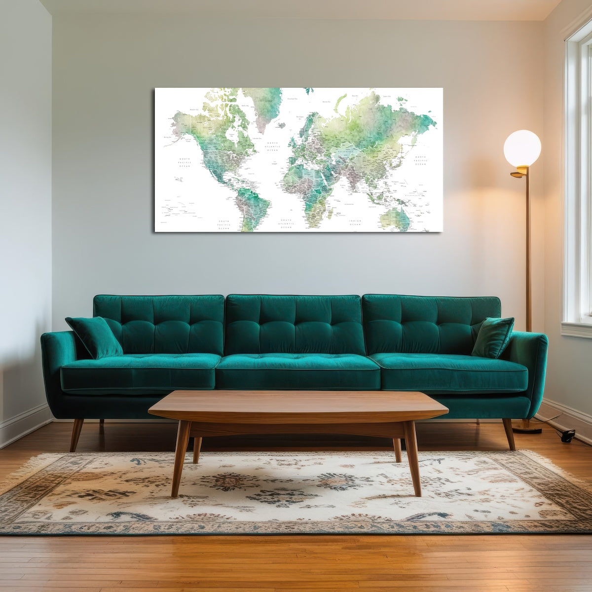 AUTO-MOCKUP ROOM | World Map 4