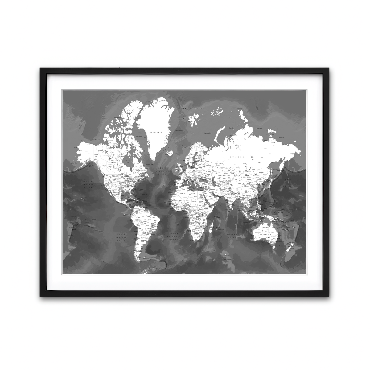 Framed Print 4x3 Black
