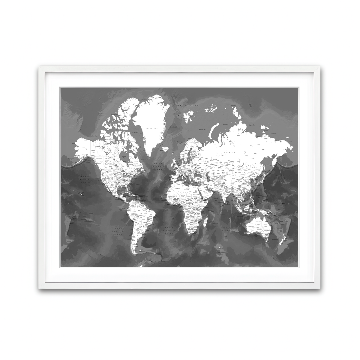 Framed Print 4x3 White
