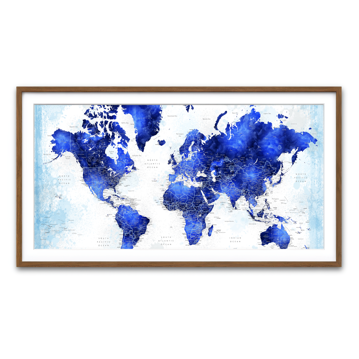 Framed Print 2x1 Walnut