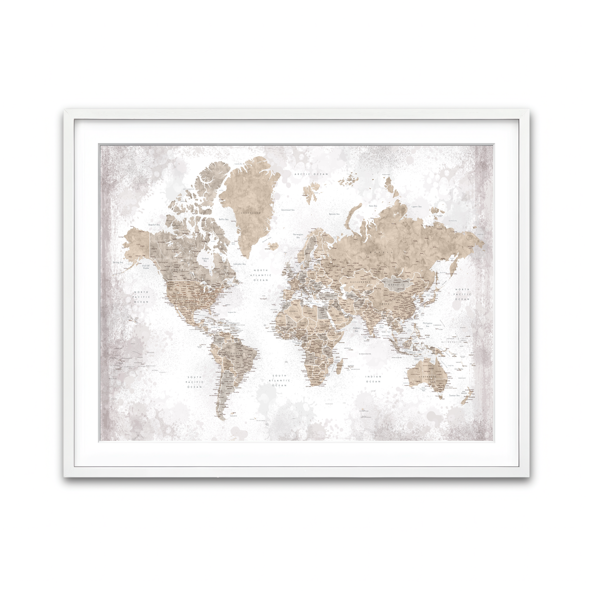 Framed Print 4x3 White