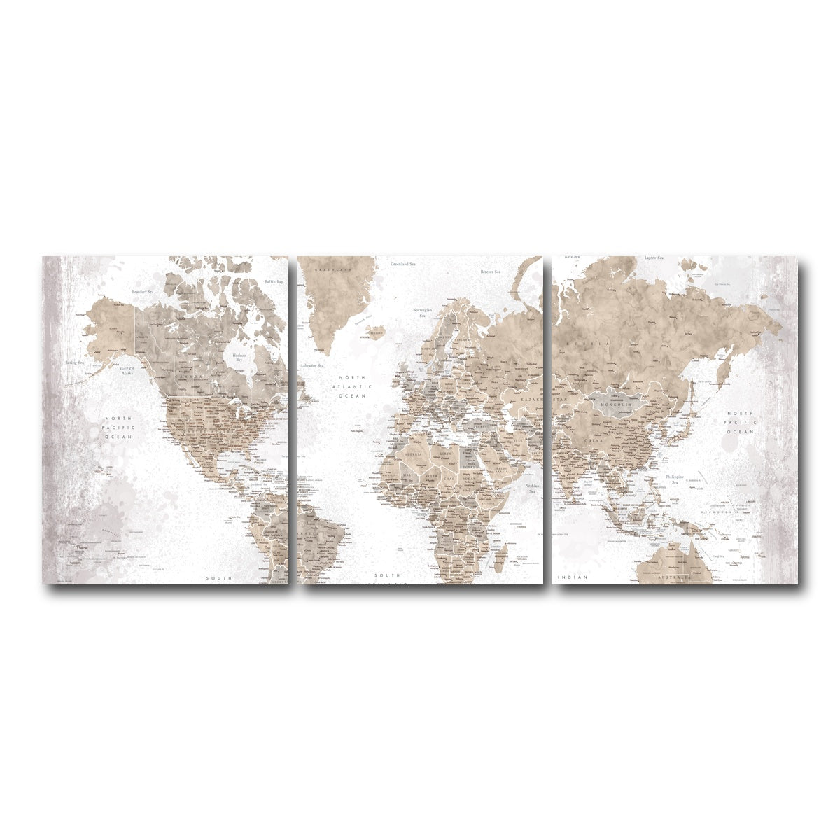 AUTO-MOCKUP WHITE | World Map 54 | 3 Piece | Gallery Wrap Canvas | group=18x24