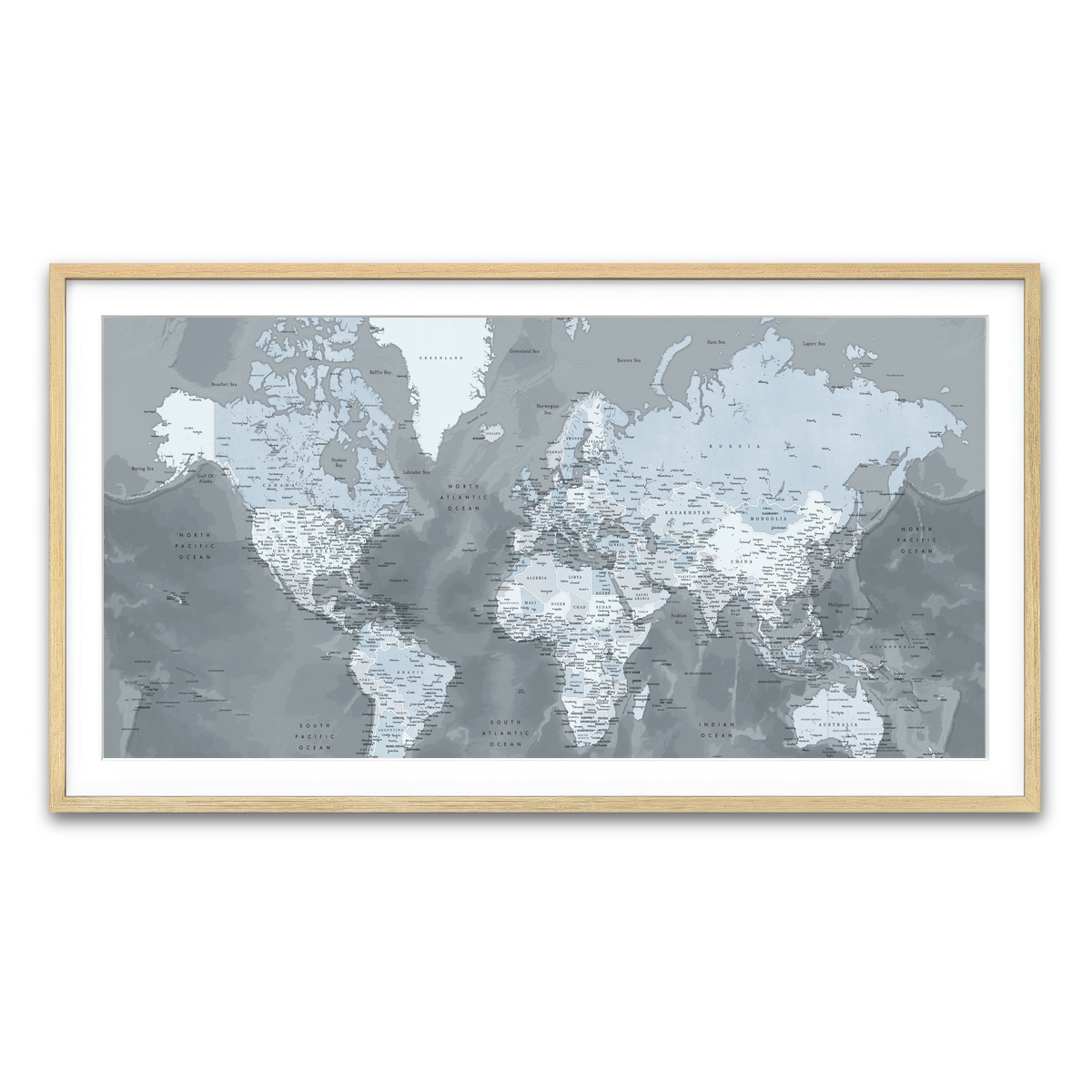 Framed Print 2x1 Natural