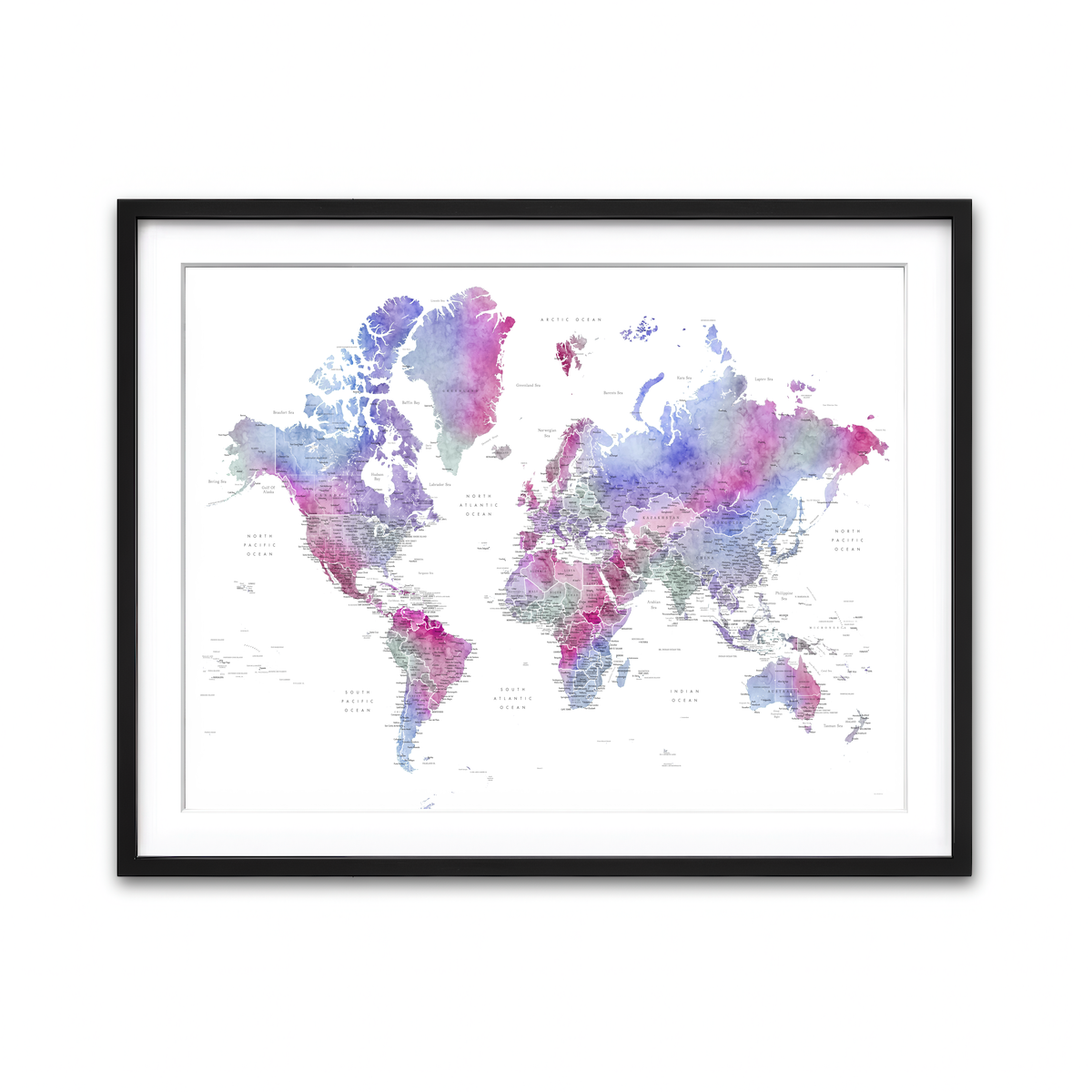 Framed Print 4x3 Black