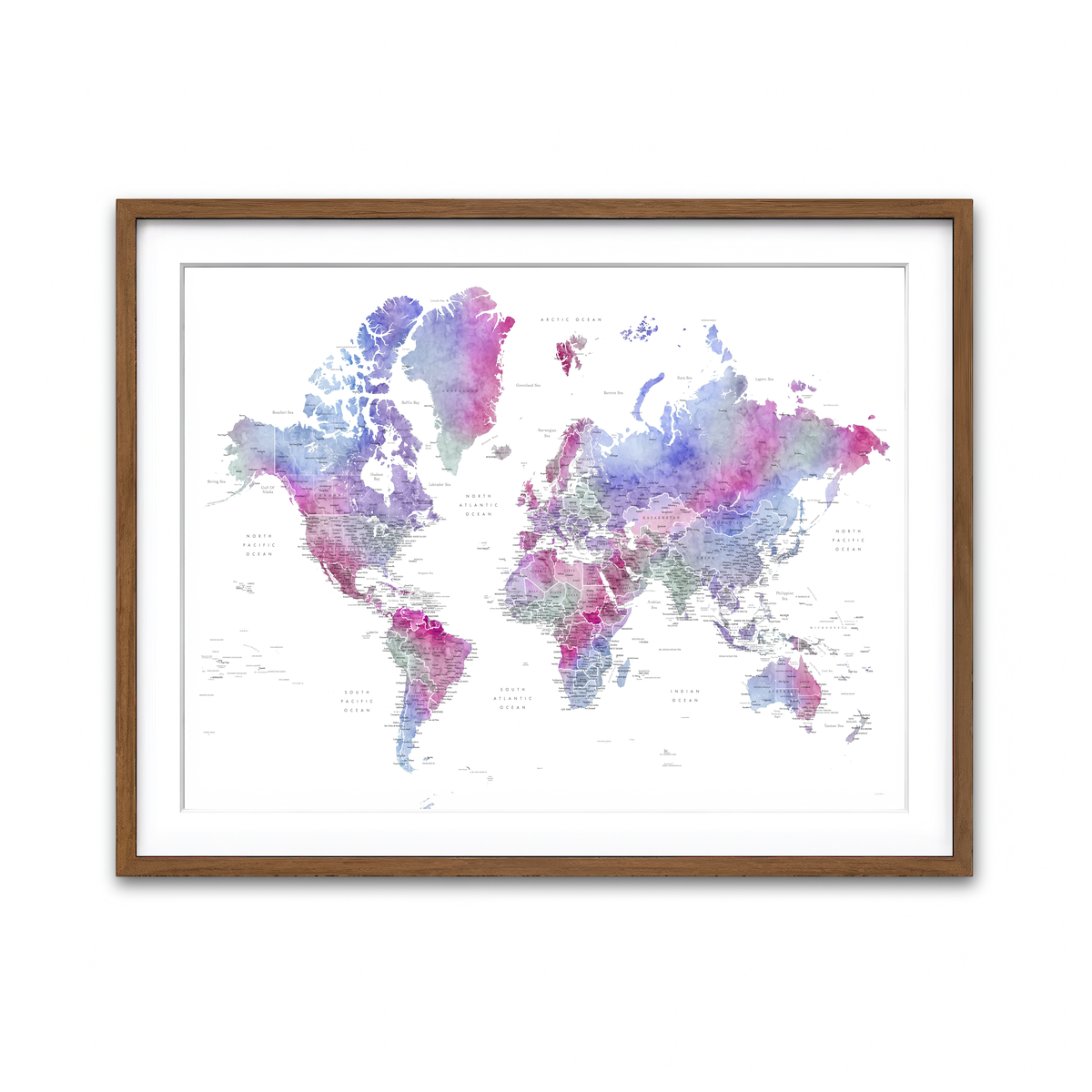 Framed Print 4x3 Walnut