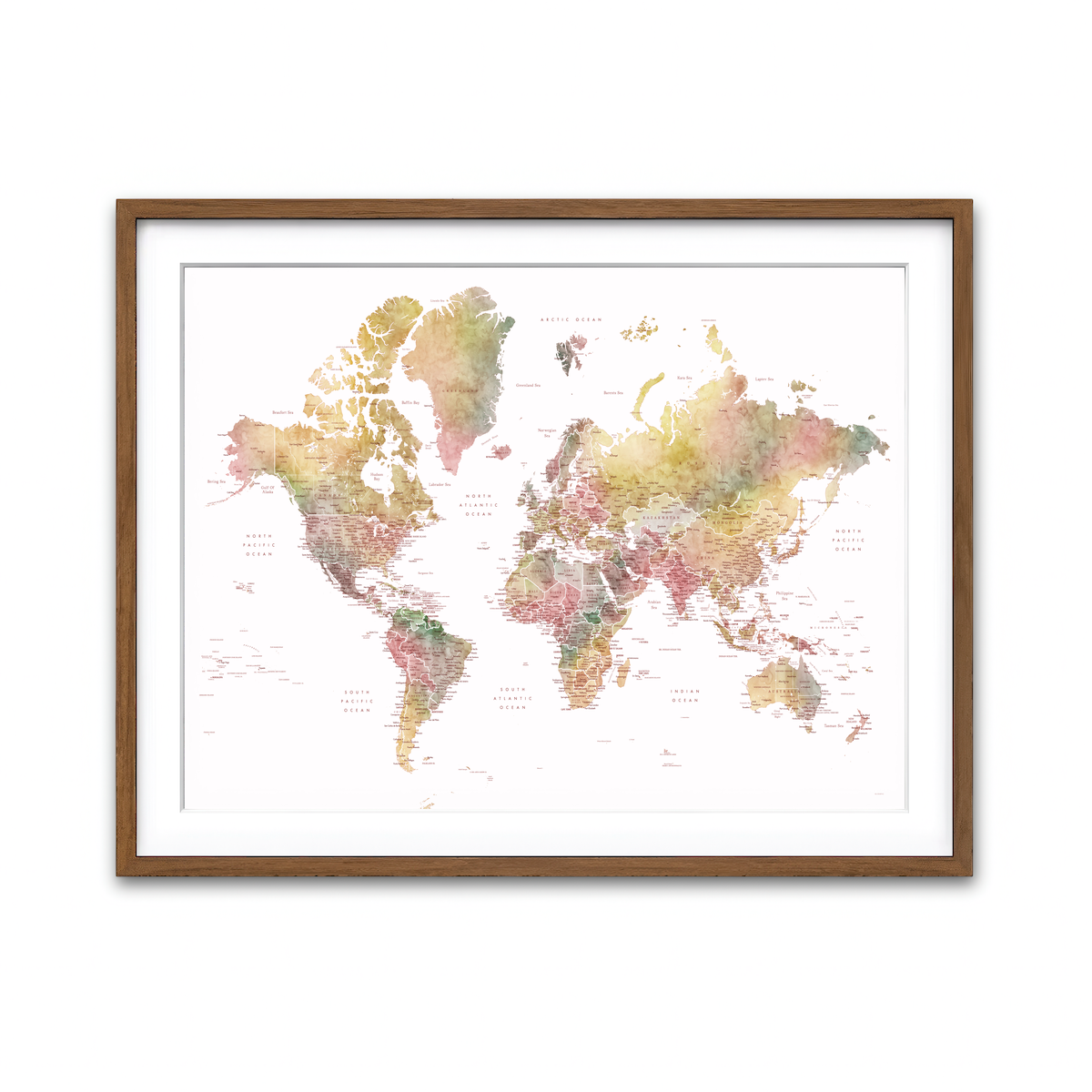 Framed Print 4x3 Walnut