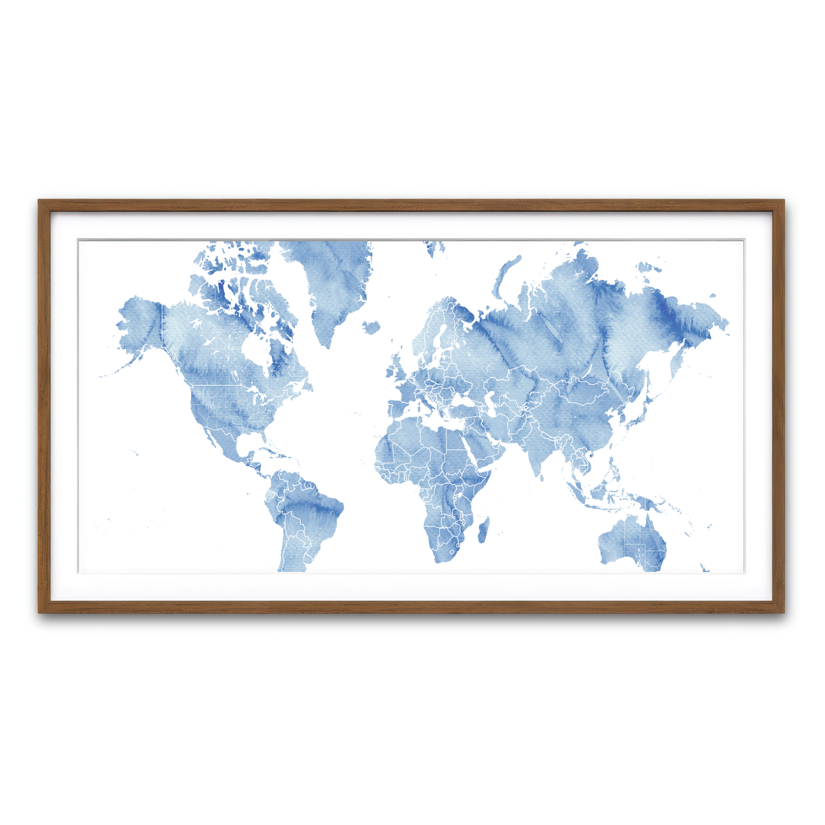 Framed Print 2x1 Walnut