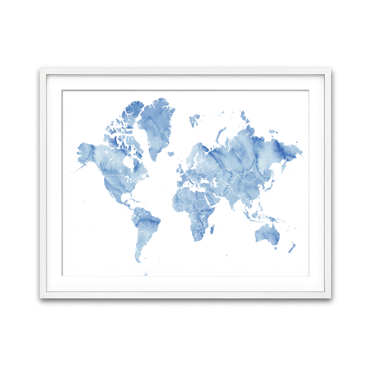 Framed Print 4x3 White